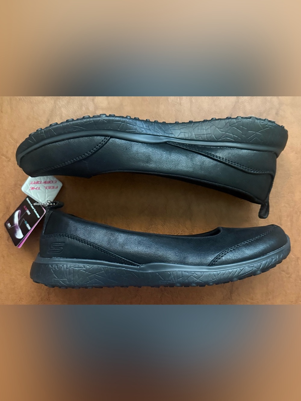 Skechers GOwalk Lite Gem Ballet Flats Black Comfort Shoes Womens Size 8 NWOB - Picture 6 of 11